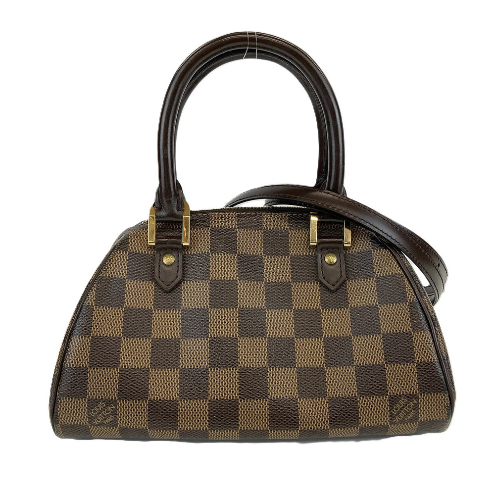 LOUIS VUITTON Damier Rivera Handbag Canvas Brown